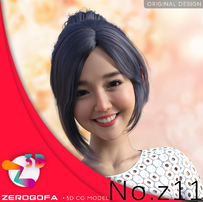 Z11 daz素材库人物包daz3d模型制作原创女性角色模型下载