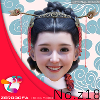 Z18 daz studio 原创高精度3d人脸CG模型设计素材下载