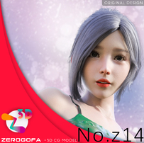 Z14 Daz3D Studio G8 G8.1基础模型包制作原创人物女性人体下载